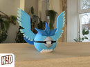 Articuno – Porta Objetos Pokébola em Impressão 3D