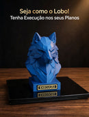 Kit Decorativo Foco Disciplina Execução 15cm | Mentalidade de Sucesso