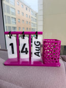 Calendário Infinito 3d Moderno - Com porta Lápis